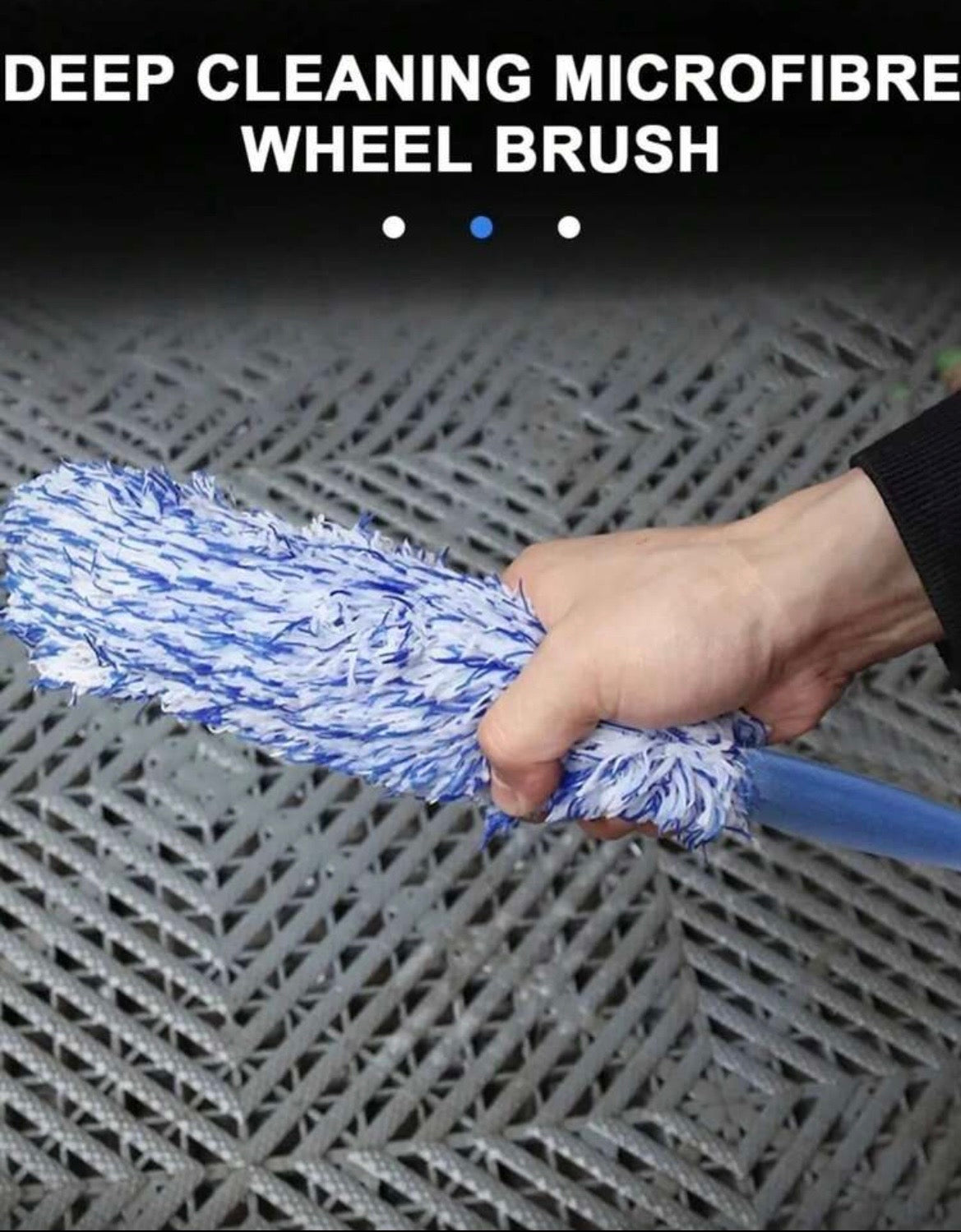 1PC MICROFIBRE WHEELE BRUSH