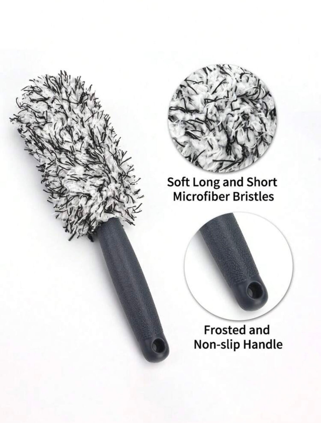 1PC MICROFIBRE WHEELE BRUSH