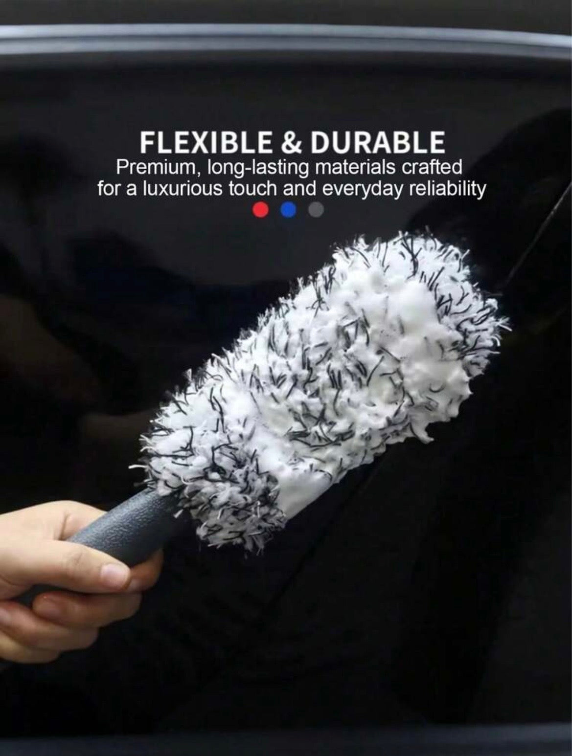 1PC MICROFIBRE WHEELE BRUSH